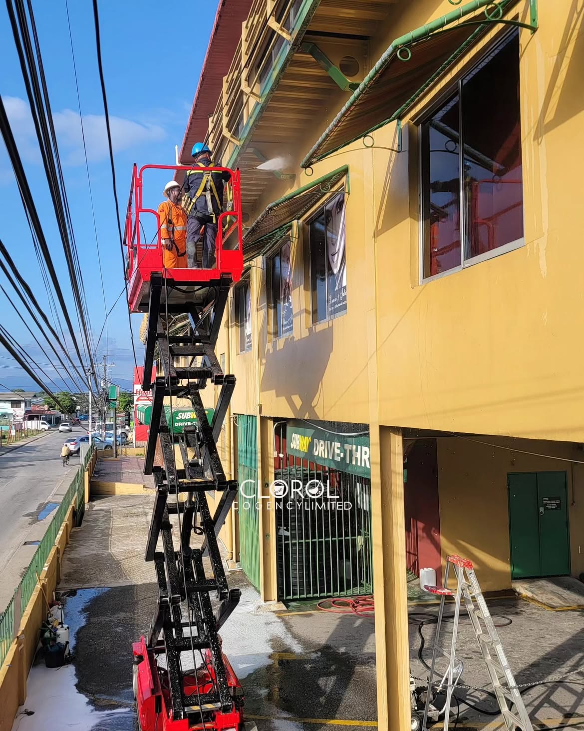Building Exterior Pressure Washing